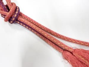 正絹　手組帯締め